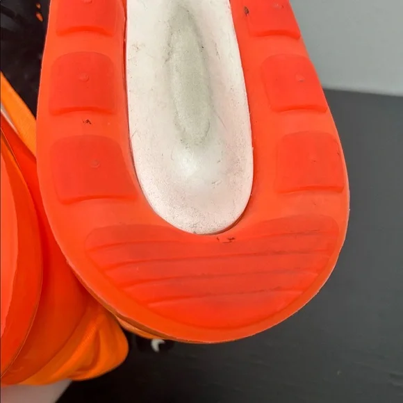 Nike Air Max 270 Black and Orange Athletic Shoes - Picture 15 of 15